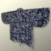 VESTE SAMUE EN COTON INDIGO À MOTIFS 007-224 